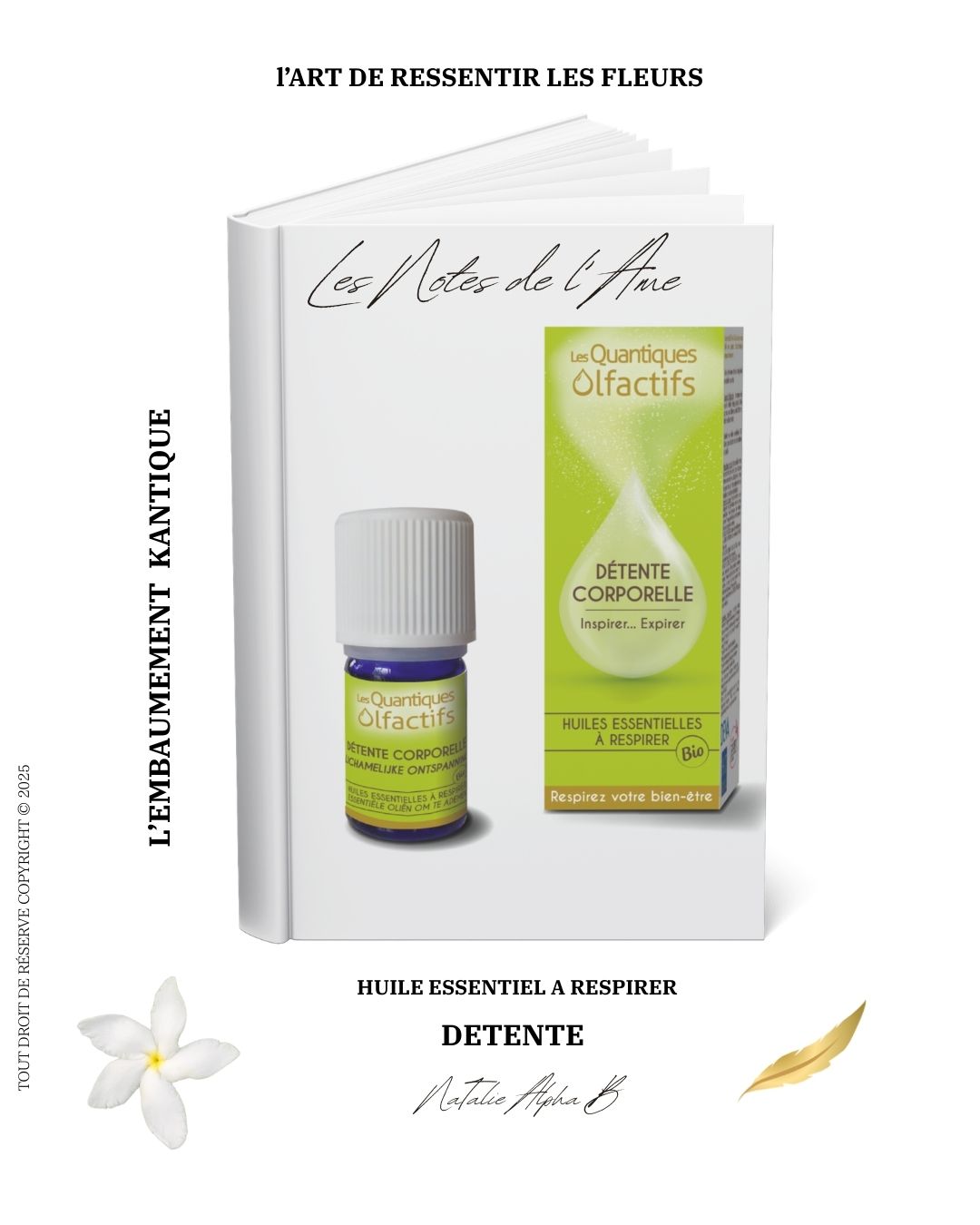 Natalie Alpha B spécialisée dans le système émotionnel avec les Élixir floraux et l'olfaction de l’âme le nez