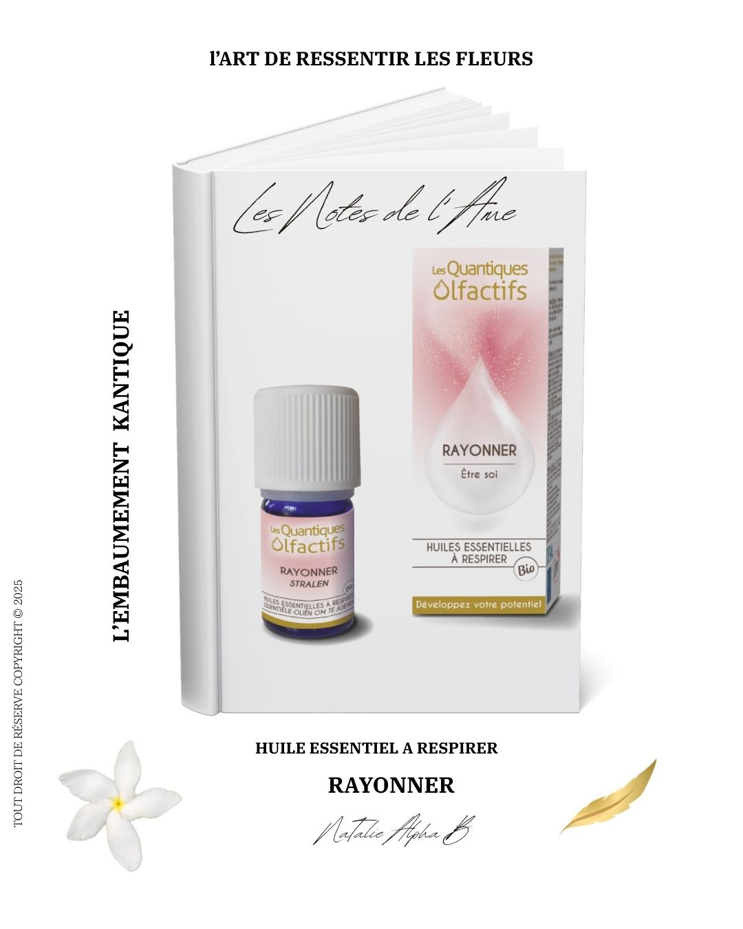 Natalie Alpha B spécialisée dans le système émotionnel avec les Élixir floraux et l'olfaction de l’âme le nez