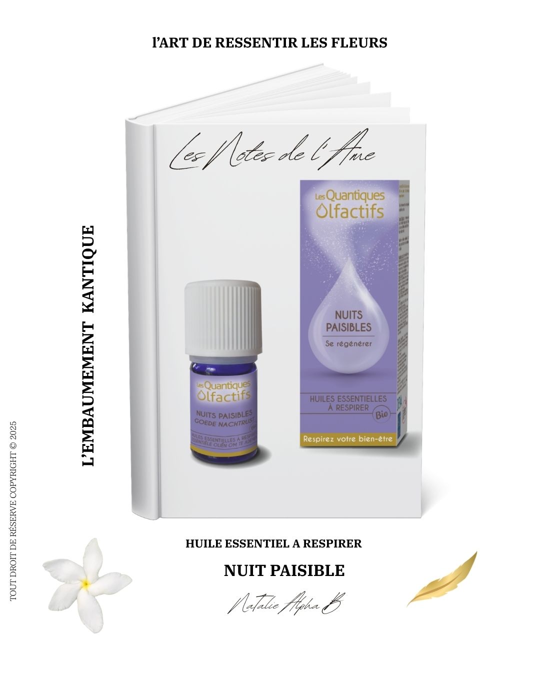 Natalie Alpha B spécialisée dans le système émotionnel avec les Élixir floraux et l'olfaction de l’âme le nez