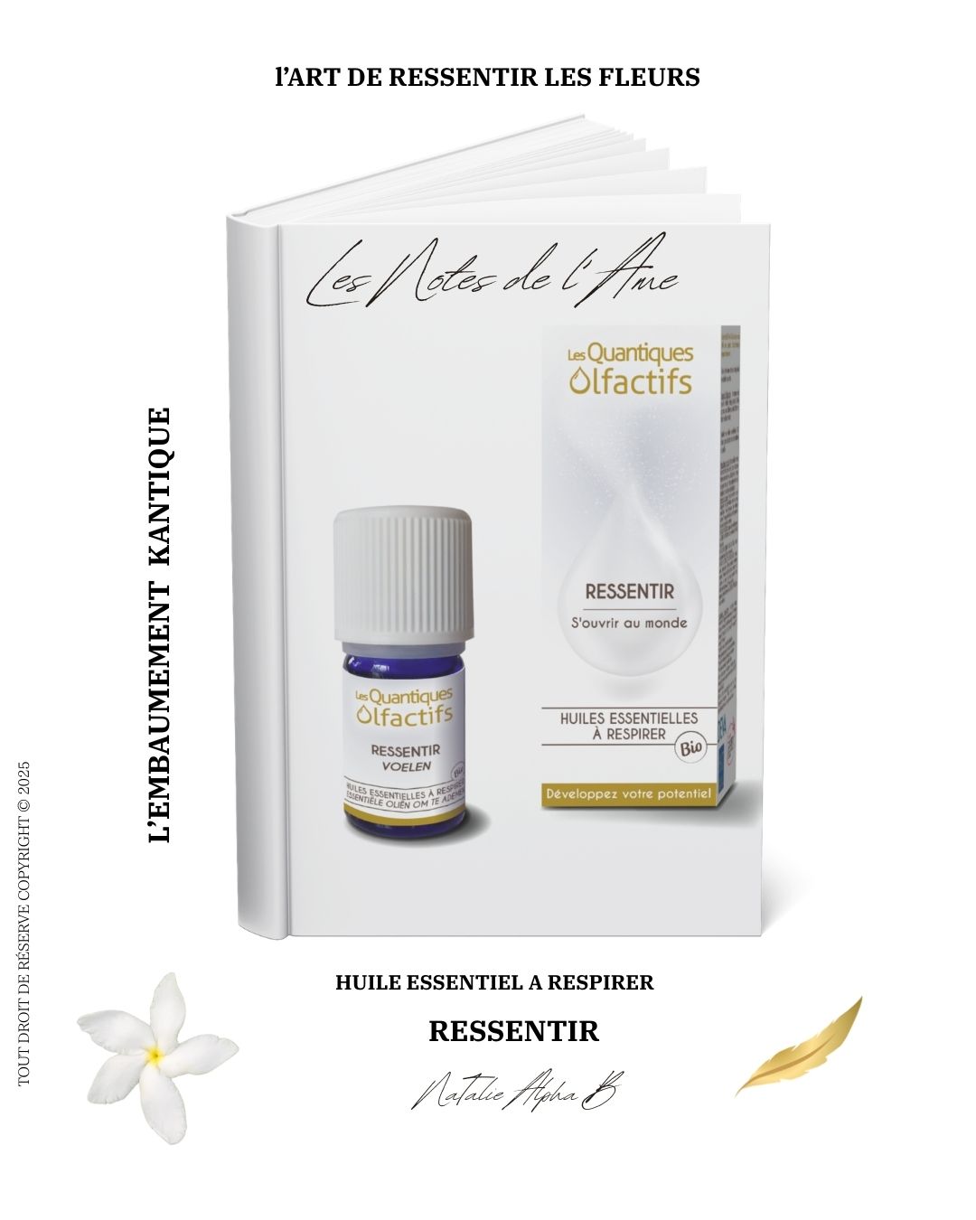 Natalie Alpha B spécialisée dans le système émotionnel avec les Élixir floraux et l'olfaction de l’âme le nez